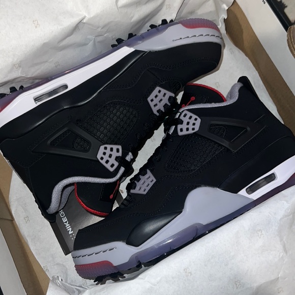 Stock X Verified Pair of Jordan IV Golf Shoes (5.5 in Men/ 7 in Women)